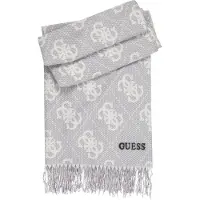 GUESS Sjaal 'BOSTON JACQUARD 70X180' grijs / wit