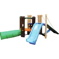Little Tikes Klimrek met Glijbaan en Speeltunnel - Speeltoestel