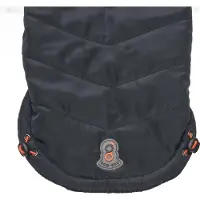 Goo-eez Hondenkleding, Mock Neck Signature Jas, zwart/zwart