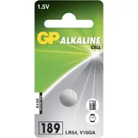 GP LR54 Knoopcelbatterij