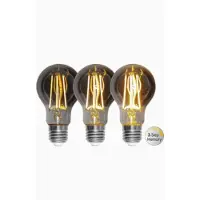 Star Trading 3 standen - Standaard bol - E27 - 3.9W - Super Warm Wit - 2200K - Dimbaar