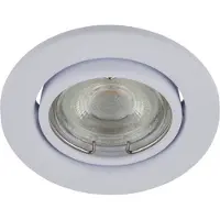 Lighto Inbouwspot wit rond kantelbaar - Met GU10 fitting - 5 stuks