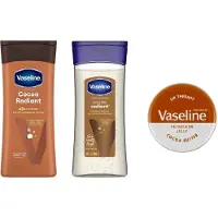 Vaseline Cocoa Radiant Set - Bodylotion / Body Oil / Lip Therapy Blikje