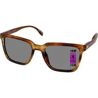 Vista Bonita Zonneleesbril Cubo XL Progressief-Amber Dawn-+4.00