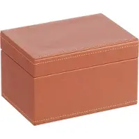 J-Line Koffer | kunstleer | oranje | 16.5x12x (h)10.5 cm