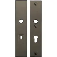 Formani Square LSQSM-50KT massieve veiligheidsschilden met kerntrekbeveiliging kruk/kruk SKG*** PC72 - brons