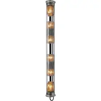 DCW éditions In The Tube 120-1300 Hanglamp Vertical | Silver | Silver Mesh | Transparent