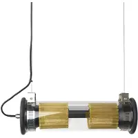 DCW éditions In The Tube 100-350 Hanglamp Horizontal | Silver | Gold Mesh | Black