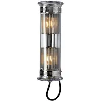 DCW éditions In The Tube 100-350 Hanglamp Vertical | Silver | Silver Mesh | Transparent