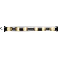DCW éditions In The Tube 120-1300 Hanglamp Horizontal | Silver | Silver Mesh | Black