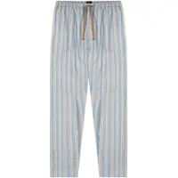 Schiesser Pyjamabroek 'Mix + Relax' beige / blauw
