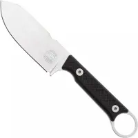 White River Knives White River Firecraft 3.5 Pro, Stonewashed Magnacut, Black G10, survivalmes, Kydex schede met firesteel