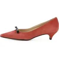 Evita Pumps 'Barbara' kastanjebruin / zwart