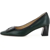 Evita Pumps 'Vanessa' donkergroen
