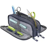 Wedo pennenzak voor studenten, polyester, grijs