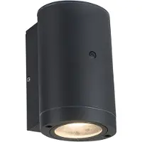 Led's Light Led | Outdoor | Muurlamp | Kingston | 1x gu10 | IP44 | Sensor | Antraciet