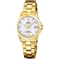 Festina Horloge Acero Clasico Swiss Made Gold