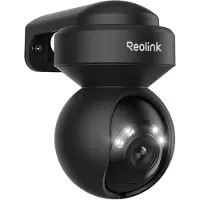 Reolink 5 MP Beveiligingscamera buiten, Detectie van personen/voertuigen/dieren, Pan en tilt, 3x optische zoom - E1 Outdoor