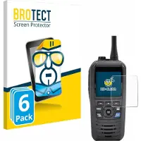 BROTECT - Screenprotector voor Icom IC-M94D - Folie Beschermfolie transparant 6 Stuks