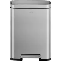 EKO - Madison pedaalemmer 20 liter - Stainless Steel Plastic - Misty mat RVS - Prullenbak