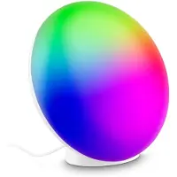 B.K.Licht BRILONER Tara – LED Tafellamp – dimbaar met afstandsbediening – RGB IC kleurenwisseling – instelbaar van warm tot koud wit – 17.5 x 10.6 x 16.4 cm