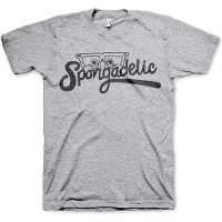 Spongebob SquarePants Spongadelic T-Shirt Heather-Grey-M
