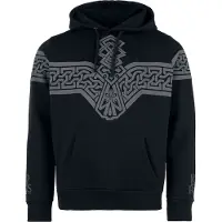 Le Seigneur Des Anneaux Trui met capuchon - Khazad-dûm - S tot XL - voor Mannen - zwart | Maat L