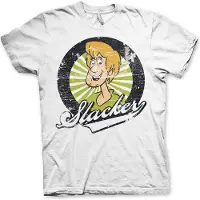 Scooby Doo Shaggy The Slacker T-Shirt White-M