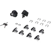 SW-Motech TRAX slotenset met anti-diefstal bescherming PRO - 9 bijpassende sloten, 2 sleutels. Anti-diefstal bescherming.