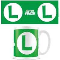 Ginza.se - Super Mario Luigi Initial White Pod Mug - White