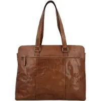 Hide & Stitches Laptoptas 15.6'' Westland Cognac
