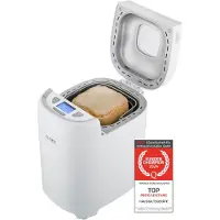 First Austria Broodbakmachine, 700 tot 900 gr Brood - Timer - 13 Bakprogramma's - 550W - Wit