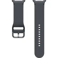 Samsung Galaxy Watch 8 Series Siliconen Sport Bandje Donkergrijs M/L