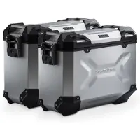 SW-Motech TRAX ADV aluminium koffersysteem - Zilver. 37/37 l. Ducati Multistrada V4 (20-).