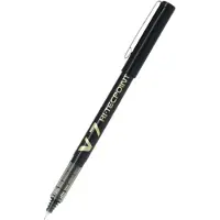 Pilot V7 Hi-Tecpoint Rollerball Pen, 0,7 mm punt - Zwart
