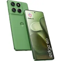 Motorola Edge 60, 16,9 cm (6,67 inch) scherm, Dual-SIM, Android 15, 5G, USB Type-C, 12 GB RAM, 512 GB opslag, 5200 mAh batterij, groen