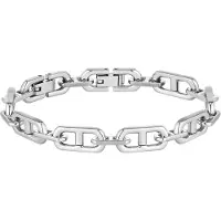 BOSS Geborstelde en gepolijste schakelarmband Maat M