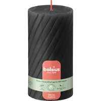 Bolsius Stompkaars Twist Antraciet 60 Uur D 13,6 H 6,8 Cm