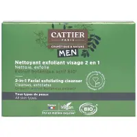 Cattier 2 in 1 scrub gezichtsreiniger 85 g Zeep