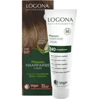 Logona Natuurlijke cosmetica Plantaardige haarkleurcrème 240 nougatbruin 150 ml Crème