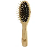 TEK Small Oval Hair Brush With Short Wooden Pins