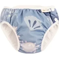 Imse Vimse Vimse Blue Whale Zwemluier - L | 9-12 kg - Herbruikbaar - Beweeglijkheid - OEKO-TEX certificering
