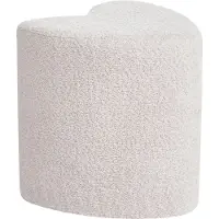 Beliani SCOTIA - Poef - Beige - Chenille