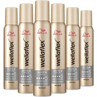 Wella 6x Flex Mousse Shine & Hold 200 Ml
