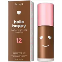 Benefit Make-up gezicht Foundation Hello Happy Flawless Liquid Foundation No. 12 Dark