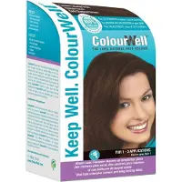 Colourwell 100% natuurlijke haarkleur donker kastanje bruin 100 gram