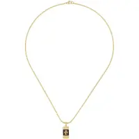 GUESS Ketting 'REBEL' goud / zwart