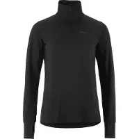 Craft Flow Half Zip Midlayer Dames Pull Over (zwart Melange) M Zwart Melange