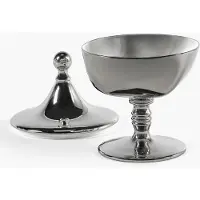 Serax Josephine Bonbonnière Ottoman Silver