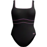 Speedo eco new contour eclipse 1p bla/pin wedstrijd badpak dames -